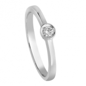 Ring, 585er Weißgold mit Brillant 699.00 €
