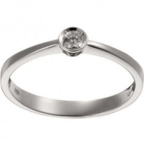 Ring, 585er Weißgold mit Brillant 499.00 €