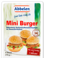 Penny  ABBELEN Mini-Burger 270-g-Packung