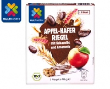 Aldi Süd  MULTINORM Bio-Apfel-Hafer-Riegel