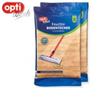 optiWisch Feuchte Bodentücher, 2 x 15 Stück 2.79 €