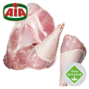 Frische Putenoberkeule oder Unterkeule ohne Gentechnik, HKl. A, je 1 k