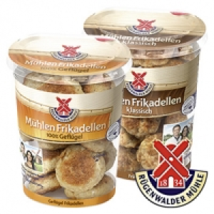 M&uuml;hlen Frikadellen Klassisch oder Gefl&uuml;gel, jede 165-g-SB-Packung