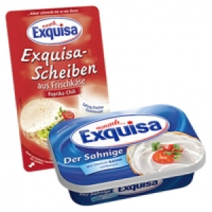 Exquisa Frischk&auml;se oder Exquisa-Scheiben 70 % Fett i. Tr./0,8 % Fett a