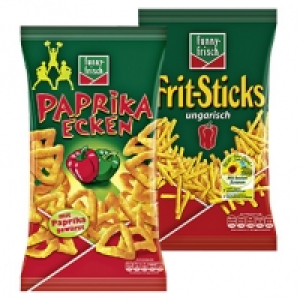 funny-frisch Paprika Ecken, Ringli, Jumpys 75 g, oder Frit-Sticks, ung