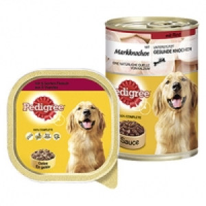 Pedigree Hunde-Nassnahrung versch. Sorten, jede 300-g-Schale/400-g-Dos