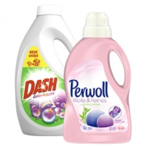 Perwoll Feinwaschmittel oder Dash Vollwaschmittel 16/18/20 Waschladung