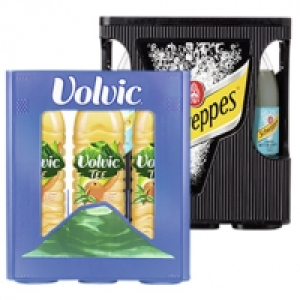 Schweppes 6 x 1 Liter oder Volvic Touch, Tee 6 x 1,5 Liter, versch. So