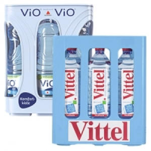 Vittel oder Vio Medium, Still 6 x 1,5 Liter, jeder Kasten/jede Packung 3.49&nbsp;&euro;
