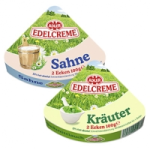 Adler Edelcreme Schmelzk&auml;sezubereitung, 57% Fett i. Tr., versch. Sorte