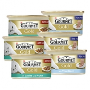Gourmet Gold Katzen-Nassnahrung versch. Sorten, 85-g-Dose, ab 6 Dosen
