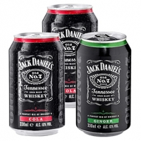 Real  Jack Daniels & Cola, Jack Daniels & Ginger oder Bacardi & Cola 10/10/1