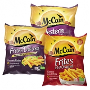 McCain 1-2-3 Frites 750 g Frites Deluxe und Western 600 g oder Smiles