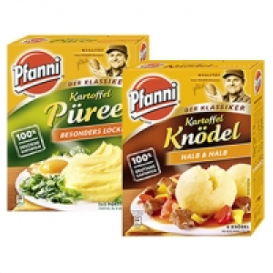 Pfanni Kn&ouml;del halb & halb 6 St&uuml;ck im Kochbeutel oder Kartoffelp&uuml;ree da