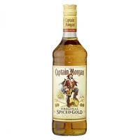 Real  Captain Morgan Spiced Gold 35 % Vol., jede 0,7-l-Flasche