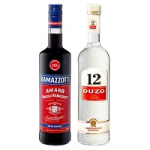 Ramazzotti oder Ouzo 12 30/38 % Vol. und weitere Sorten, jede 0,7-l-Fl