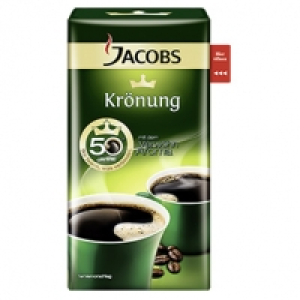 Jacobs Kr&ouml;nung versch. Sorten oder Kr&ouml;nung Bohne, jede 500-g-Vac.-Pack