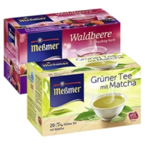 Me&szlig;mer Fr&uuml;chte- oder Kr&auml;utertee versch. Sorten, jede 20er = 40-g-Aufgu
