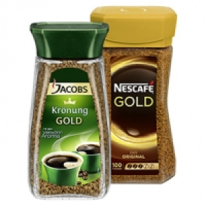 Nescaf&eacute; Gold versch. Sorten oder Kr&ouml;nung Gold, jedes 200-g-Glas