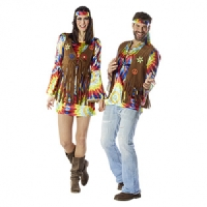 Damen-Hippiekostüm Größe: 36 - 42