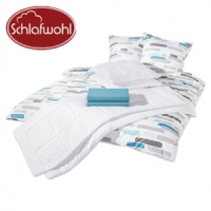 Microfaser-Betten-Set versch. Dessins bestehend aus: 2 Einziehdecken,