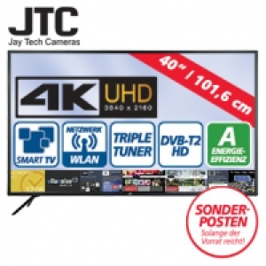 40-Ultra-HD-LED-TV Genesis UHD 4 Smart DVX4S H.265, 3 HDMI-/2 USB-Ansc