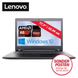 Notebook Ideapad 110-17ACL mit AMD A6-7310 Quad-Core-Prozessor (4 x bi