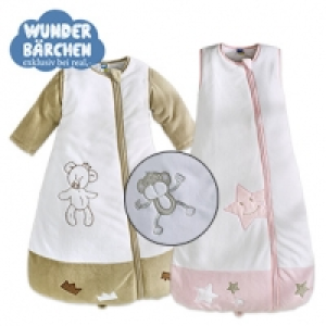 Real  Baby-Schlafsack mit oder ohne Arm Coral Fleece oder Velours