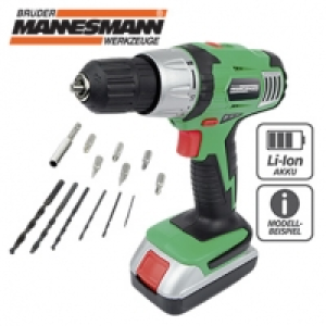 Lithium-Ionen-Akkuschrauber 18 Volt Schnellspannbohrfutter inkl. Zubeh
