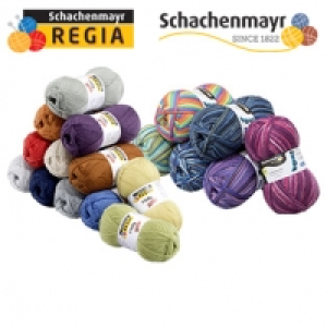 Strumpfwolle versch. Farben und Dessins 4-fädig 100 g 75 % Schurwolle/