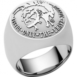 Diesel Ring Basic Logo, Edelstahl