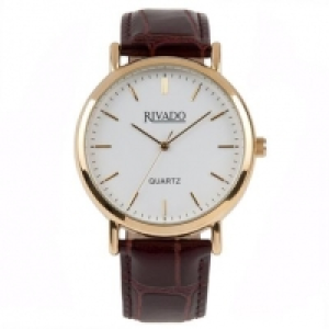 Rivado Herrenuhr, gold/schwarz