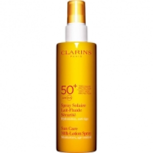 Clarins Spray Solaire Lait-Fluide Sécurité UVA/UVB 50+ Sonnenspray, 150 ml