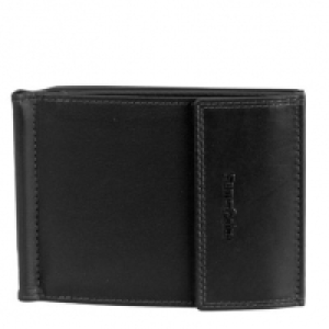 Samsonite Attack SLG Dollarclip Geldb&ouml;rse Leder 12 cm, black