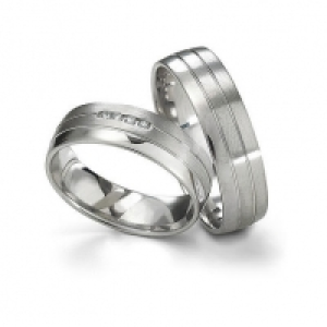 Rauschmayer Trauring-Set 06127 Zoll, Palladium