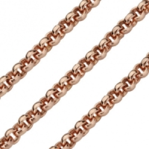 Quoins Damen Kette R2 Zoll, Edelstahl, rotgold