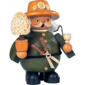 Erzgebirge Müller Räuchermann Gärtner, klein