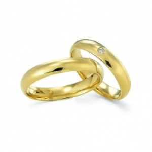 Rauschmayer Trauring-Set 82416 Zoll, Gelbgold