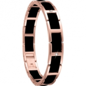 Bering Armband 602-36-185 Zoll, roségold/schwarz