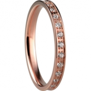 Bering Innen-Ring mit Zirkonia Arctic Symphony 556-37-X1 Zoll, Edelstahl