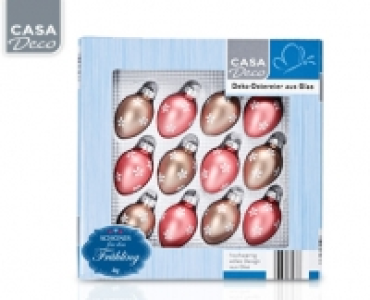 CASA Deco Deko-Ostereier aus Glas