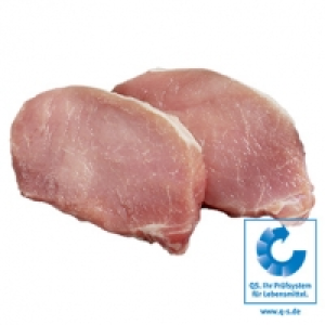 Frische Schweinerückensteaks natur, je 1 kg