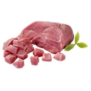Frischer Kalbsbraten oder Kalbsgulasch aus der Keule, je 100 g