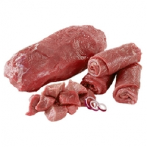 Frischer Rinderbraten, Rindergulasch oder Rinderrouladen, natur oder g