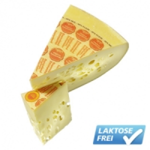 Allg&auml;uer Emmentaler Deutscher Hartk&auml;se aus Rohmilch, im Laib gereift,