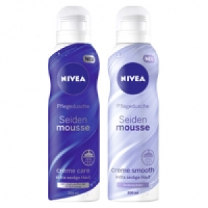 Nivea Seiden Mousse Cremedusche versch. Sorten, jede 200-ml-Dose