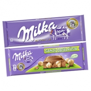 Milka Schokolade versch. Sorten, jede 250/300-g-Tafel