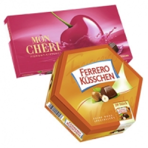 Mon Ch&eacute;ri oder Ferrero K&uuml;sschen, jede 157/178-g-Packung 1.88&nbsp;&euro;