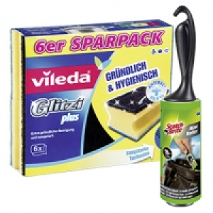Vileda Glitzi Topfreiniger, 6er oder Scotch-Brite Mini-Fusselroller, j