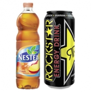 Rockstar Energy Drink 0,5 Liter oder Nestea 1,5 Liter, (koffeinhaltig)